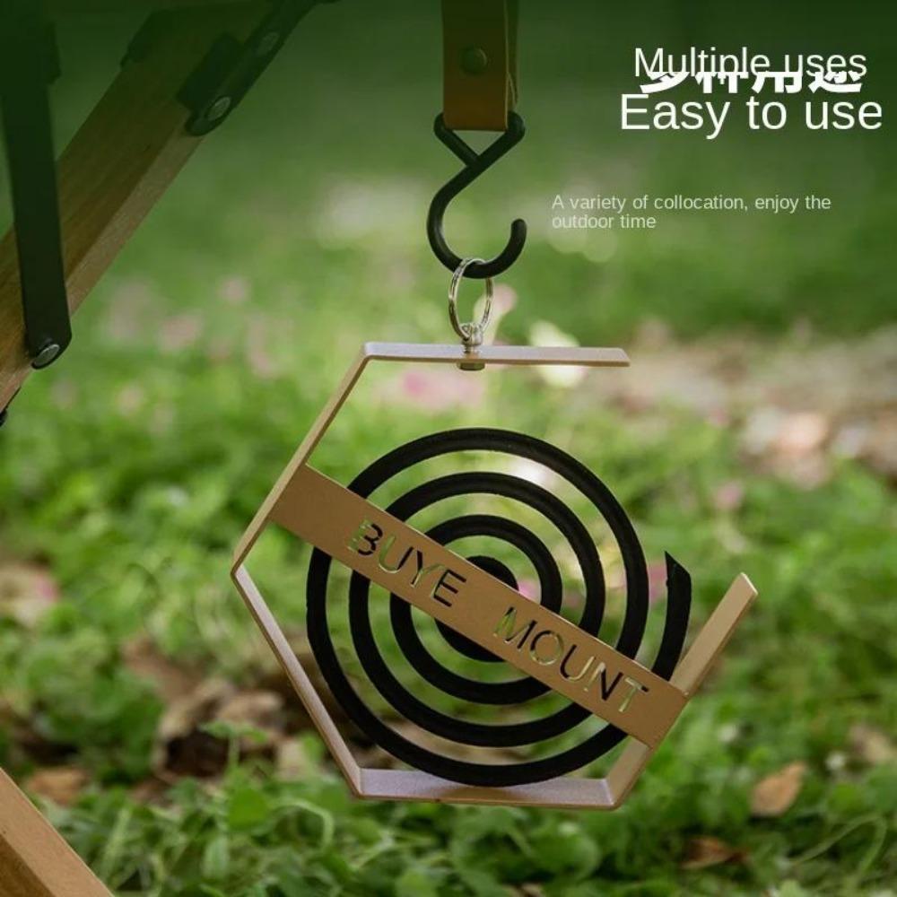 Outdoor Mosquito Coil Tray Camping Tools Tourist Hiking Mosquito Coil Holder Camping Supplies Hanging Mosquito Coil Holder