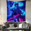 Cyberpunk Anime Pattern Home Decor Tapestry, Wall Hanging, Decorative RV Wall Cloth.NGT0928045