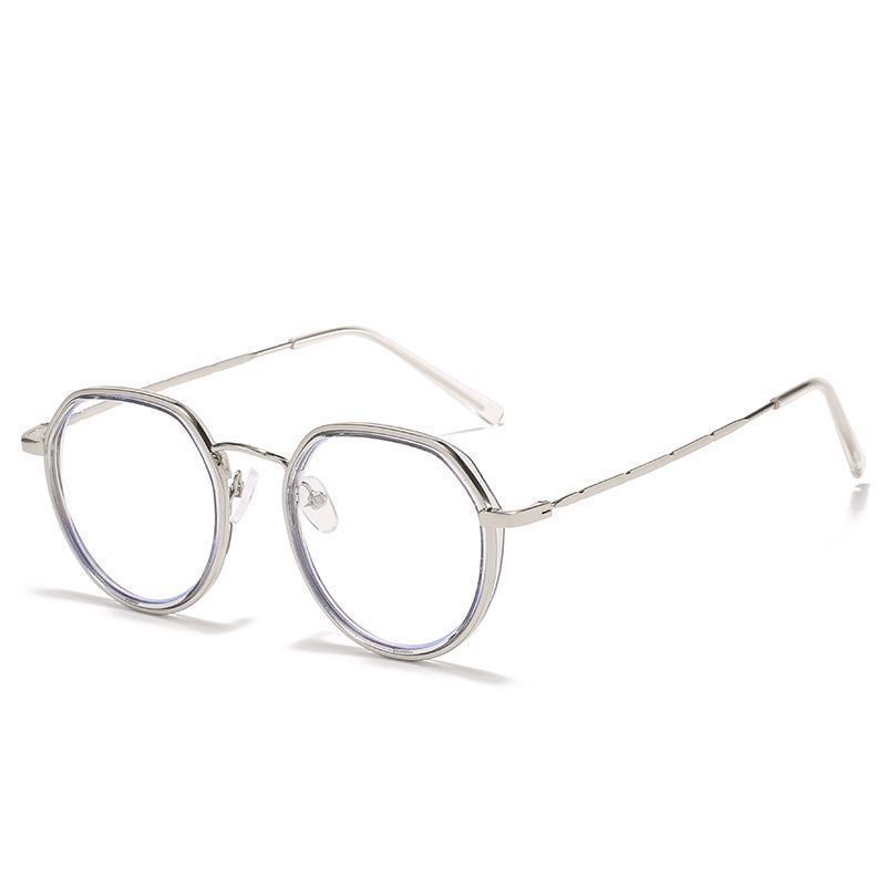 Lenses myopia glasses black frames Internet celebrities plain fashion no degree anti-blue flat glasses