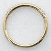 4℃ Half eternity Ring K18 yellow gold/diamond #5.1(US Size) 1.5g Women Used