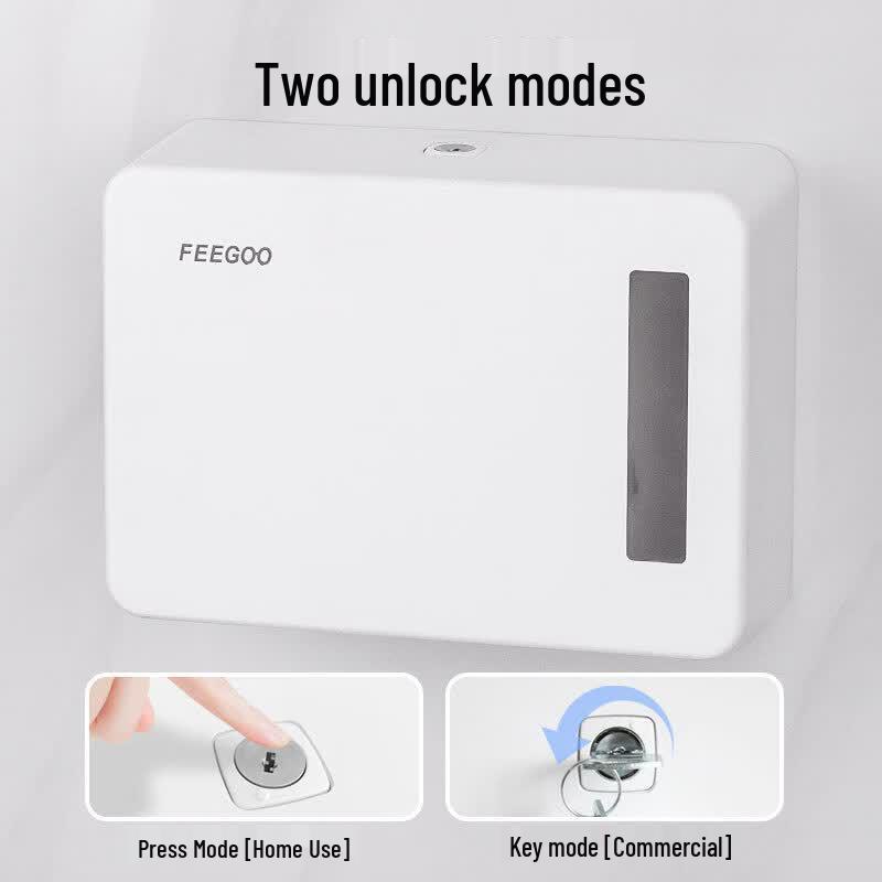 FEEGOO Wall-Mounted No-Punch Paper Towel Dispenser