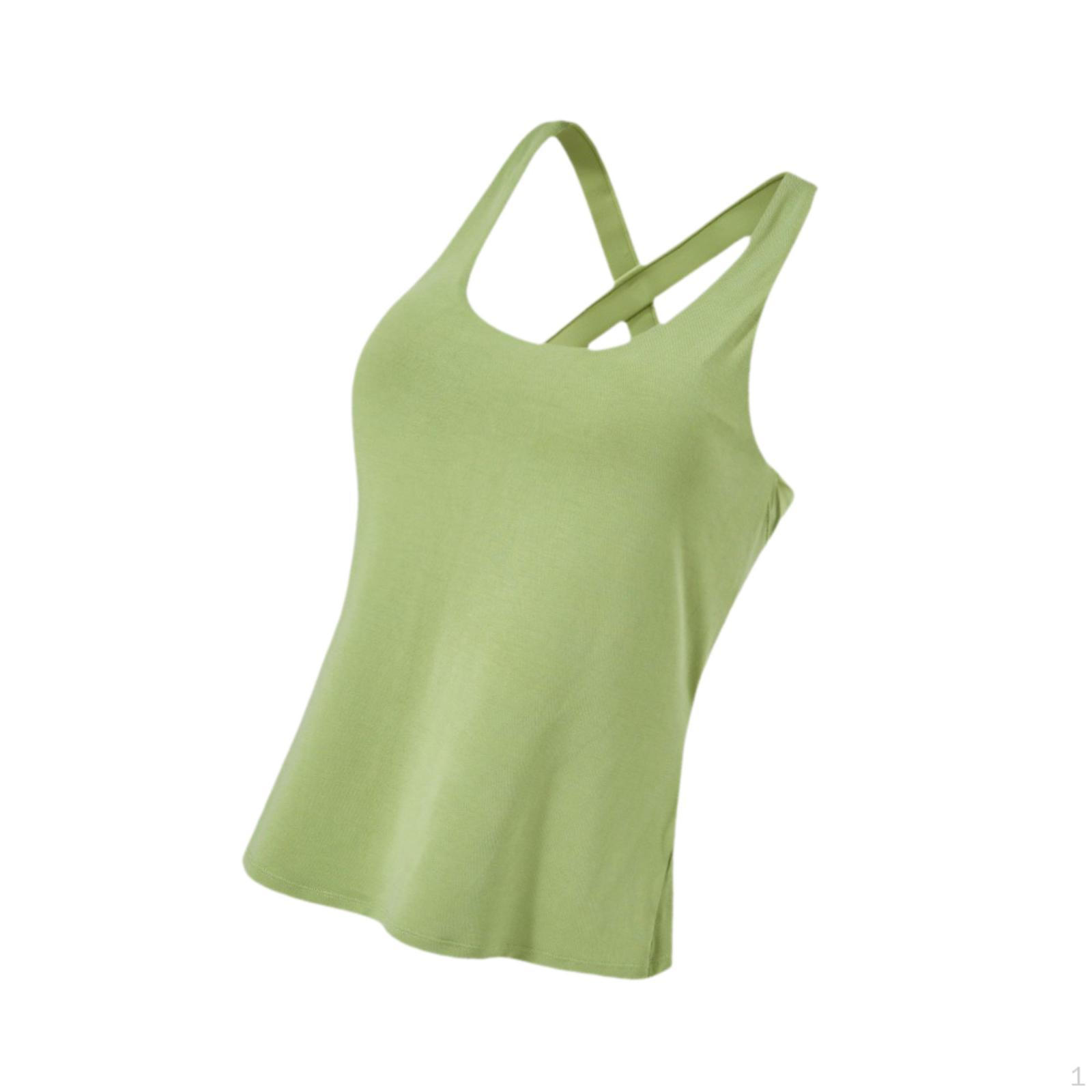 

Женская спортивная майка-топ, бюстгальтер, удобная летняя майка, для спортзала, универсальная, легкая