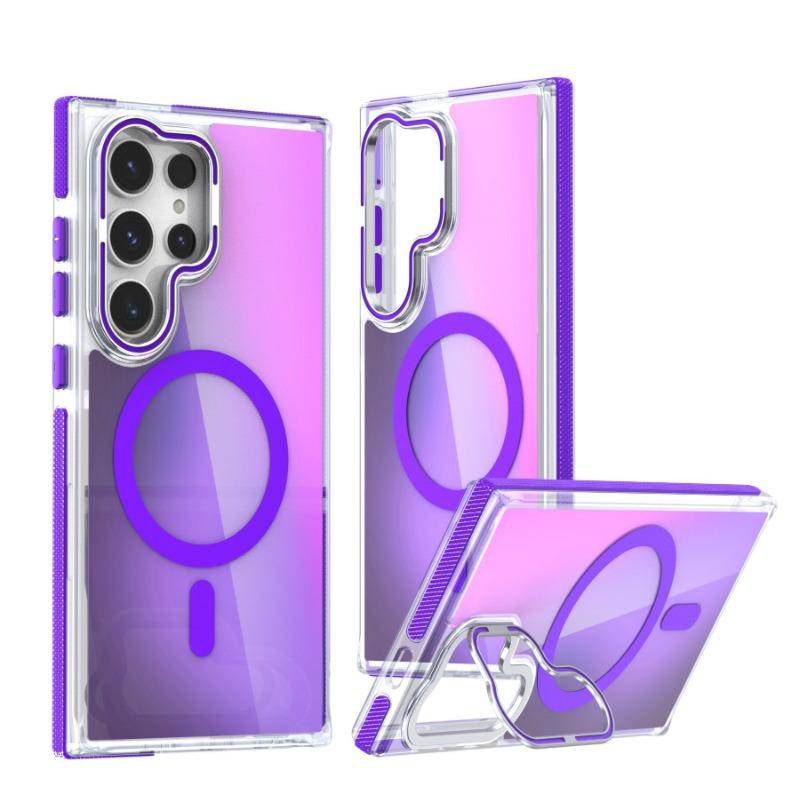 Suitable for Samsung S25 ULTRA Dual Color Xuncai Mobile Phone Case Lens Bracket Protection Case