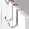 Over Cabinet Door Hook Stainless Steel Door Hanger for Closet Kitchen Cabinet Wardrobe Dorm Bathroom