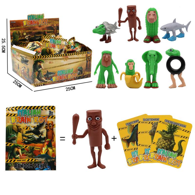 Al Brainrot Italian Blind Bag Action Figure Model Toy Anime Decoration Gift Kids