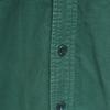 L.L.BEAN 70s Vintage Cursive Tag Chamois Long Sleeve Work Shirt 16 Green Women Used