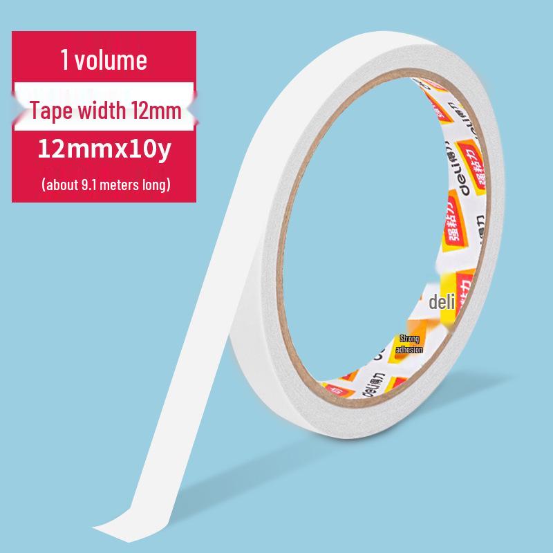 Deli High Viscosity Double-Sided Cotton Tape for Kids – Strong, Residue-Free Adhesion for School and Craft Projects