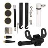 Bike Tire Repair Kit Mini Bike Pump Repair Kit Accessory for Road Mountain BikesSilver