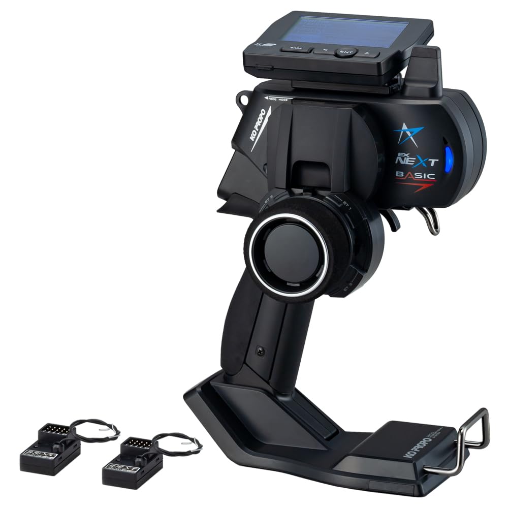 

Kondo Scientific KOPROPO BASIC Double Receiver Set with Part Number 10779 EX-NEXT (Standard Grip) KR-242XT Transmitter,