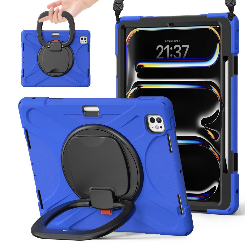 Heavy Duty Armor Case for IPad A19 12th IPad Air 11 13 2026 Pro 11 10th 11th 10.9 Mini 6 7 8.3 Tablet Cover with Hand Shoulder