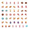 50 Sheets Cute Cartoon Sushi Decorative Stickers Laptop Kpop Toploader Photocard Sticker Book Gift School Stationery