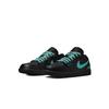 Jordan Air Jordan 1 Ghost Knight CNY Niedrig geschnitten Vintage Basketballschuhe Herren Cyan Schwarz 553558-093(Team1201-)
