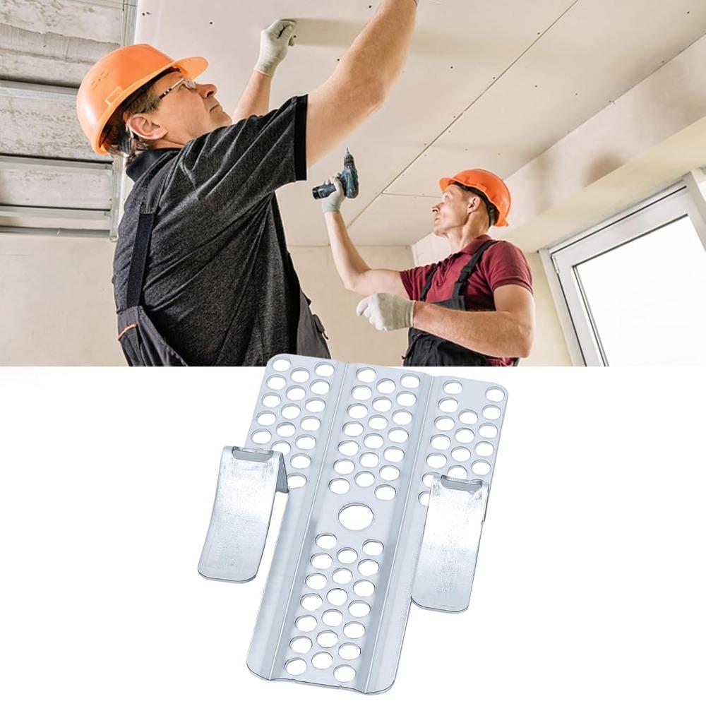 30 Stück Schrauben enthalten Gipskarton-Befestigungsclips 1/2 Zoll Platten Gipskarton-Clips-Set Für beschädigte Wände