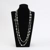Elegant Pearl Necklace for Women - Versatile Choker & Long Sweater Chain with High-End Luxury Style