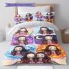 Nezuko Soft Quilt Cover Duvet Cover Bedding Set Comforter Cover Bedroom Home Decorative Style -QJY