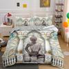 Neues Buddha Sitzender Herr König König Bettwäsche Set Psychedelisches Mandala Bettbezug Mit Kissenbezug 2/3 Stück Bettwäsche Bettlaken