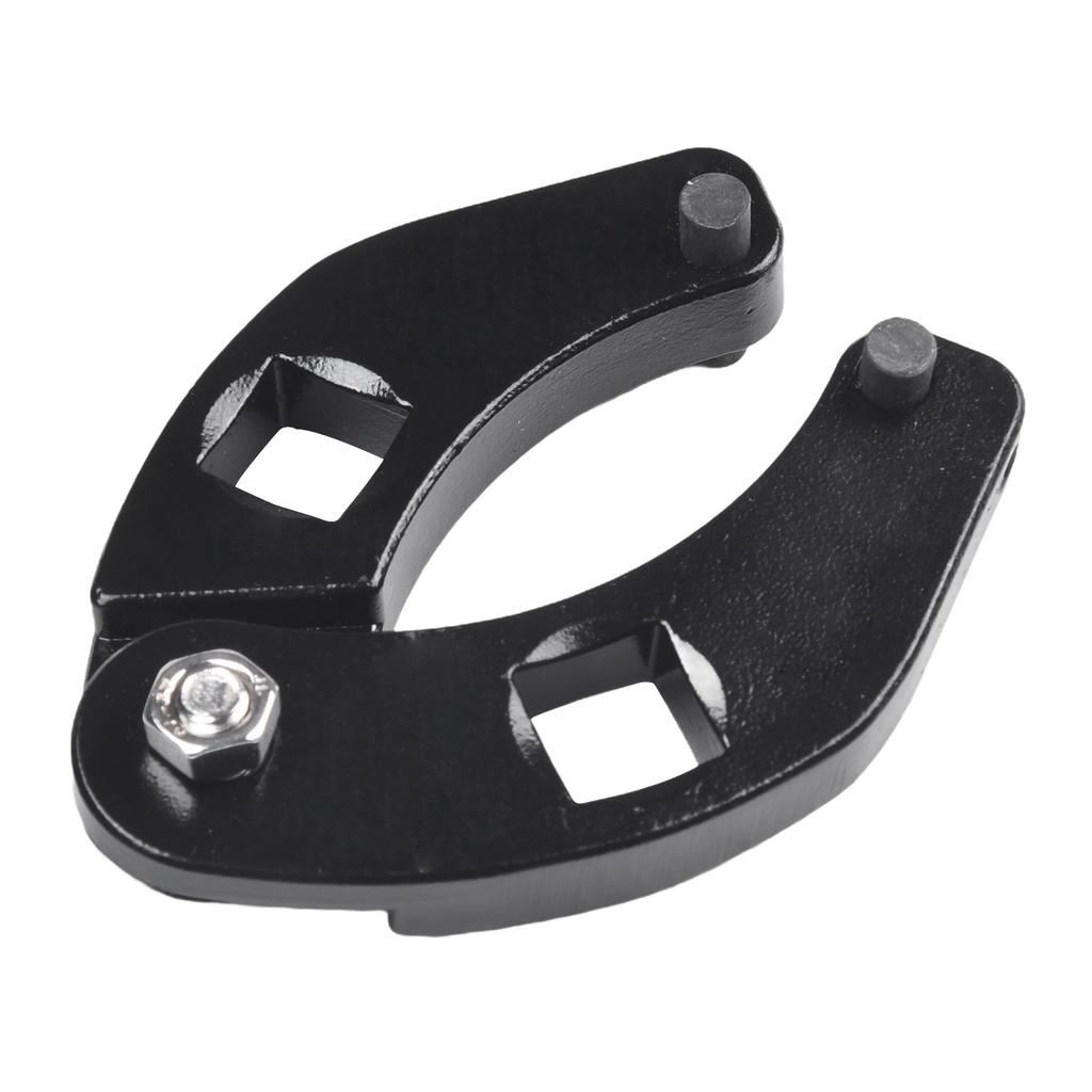9cm 3.5in Gland Nut Wrench Cylinder Nut Tool Reversible Pinholes Rust Resistant Use With Ratchet Fits Construction Equipment