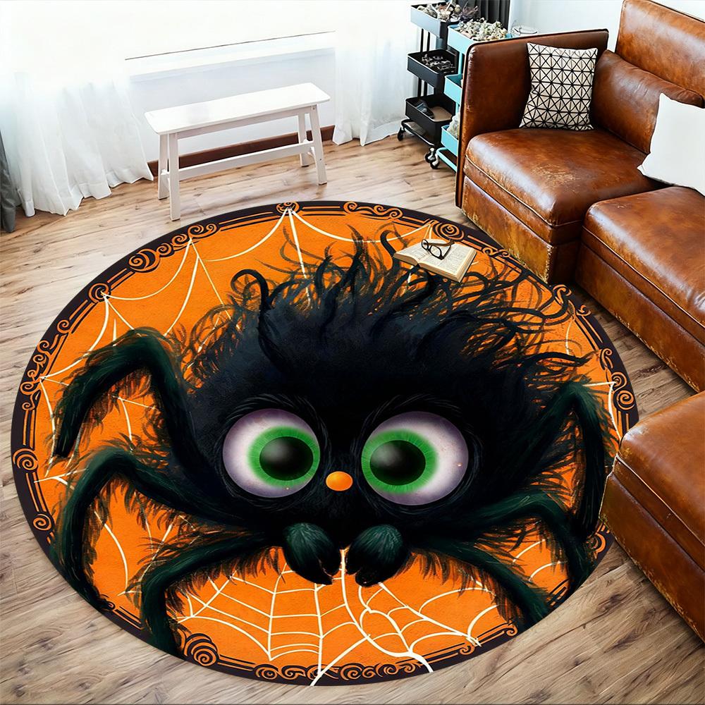 1PC spider web Office Round Area Rug, Under Office Chairs Bedroom Living Room Home Decor, Carpet for Office -1110169