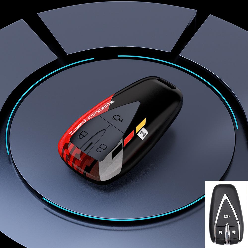 3/4/5 Buttons Graffiti Car Key Case Cover Fob For Changan Cs75 Cs55 Cs35 Plus X5 X7 Unik Unit Accessories