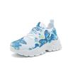 Labelled Non-slip Fashion Printed Ventilation Hole Sports and Leisure Single Shoes New Lace-up Soft Sole