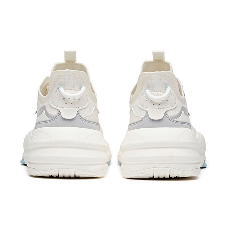 Anta C37 Series Lifestyle Series Durable Lightweight Low-Top Skate Shoes Men Sneakers White Gray 912128081-2