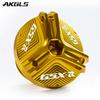 For Suzuki GSXR GSX-R 600 750 1000 1000 R/X Gsx-r1000 Accessories Front Brake Fluid Cap and Engine Oil Filler Cap Protection