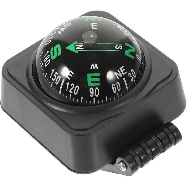 

DOITOOL Car Dashboard Compass Ball: Portable Automotive Compass Compact Dashboard Ornament for Cars Boats and Outdoor Use, Hiking Cycling Driving