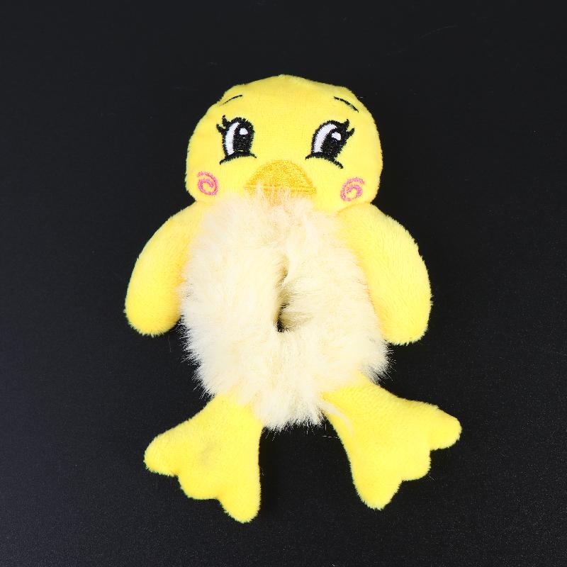 Cute Cartoon Plush Animal Hair Scrunchies Lovely Elastic Hair Ties For Girls Ponytail Holder Daily Hair Accessories