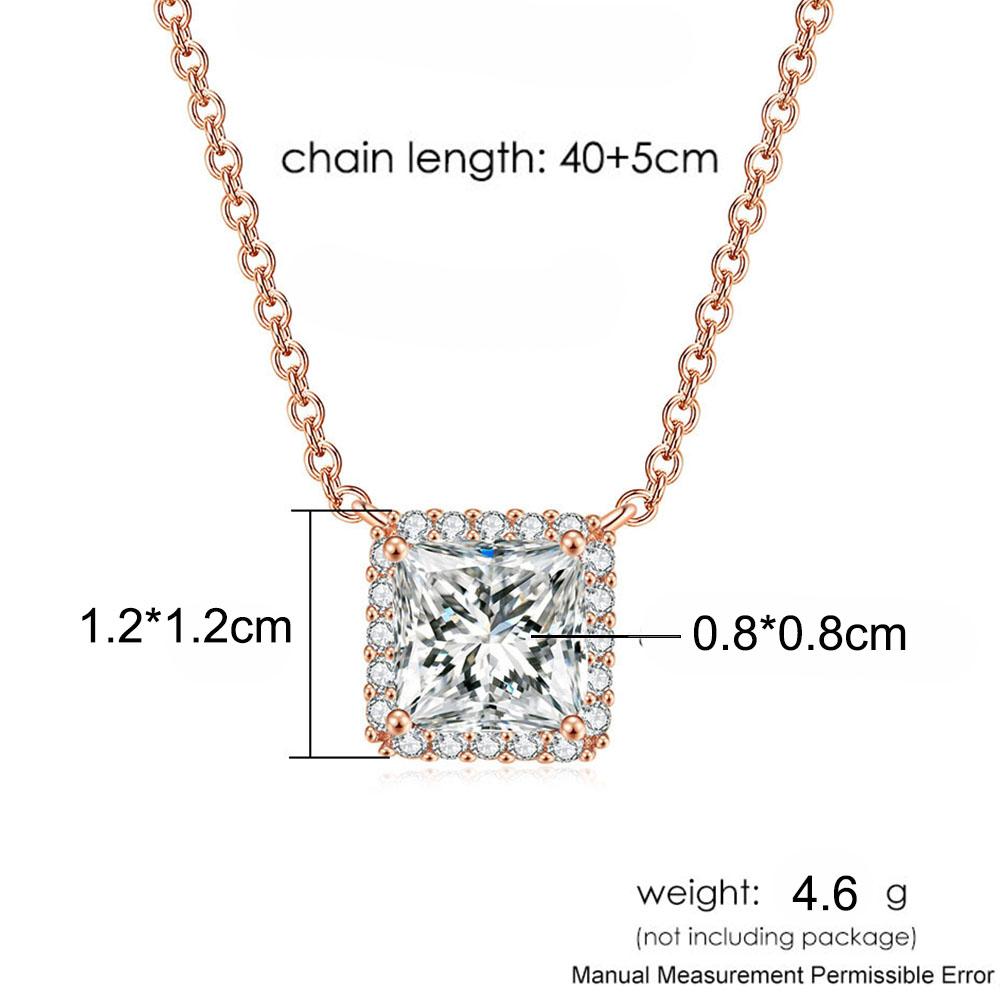 ZHOUYANG Pendants Necklace For Women Cubic Zirconia Rose Gold Neck Choker Chains Female Jewelry Gifts N317
