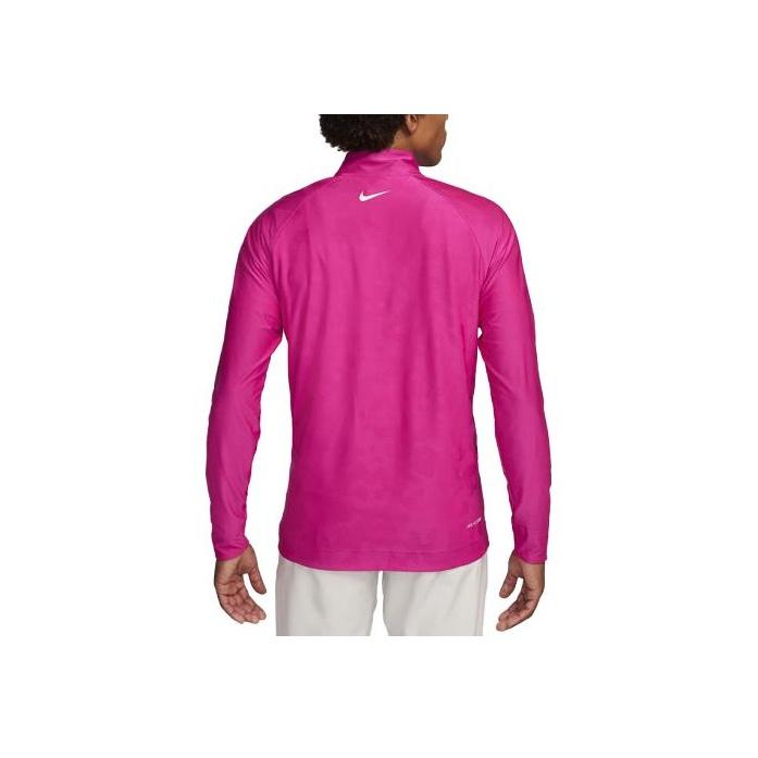 Nike Dri-FIT ADV Tour Solid Logo Long Sleeve T-Shirt Men tops Magenta DR5281-615
