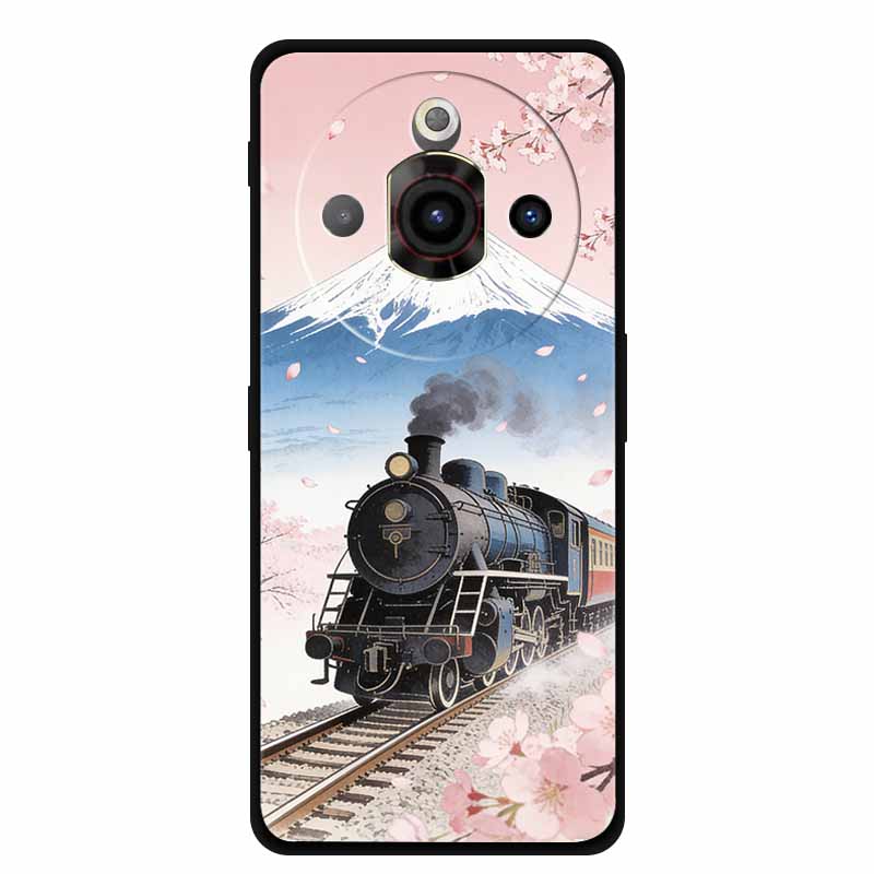For ZTE Nubia Focus Pro 5G Case Train Railway Silicone Soft TPU Phone Shockproof Back Cover for ZTE Focus Z2351N Protective Capa