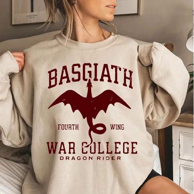Vintage Fourth Wing Hoodie Sweatshirt Hoodies