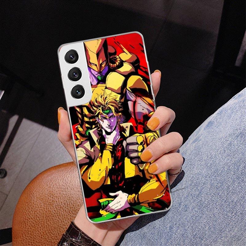 JoJo Bizarre Adventure Phone Case For Samsung Galaxy S24 S25 Edge S26 Ultra S23 S22 S21 Plus S20 FE + Personalized Print Cover G