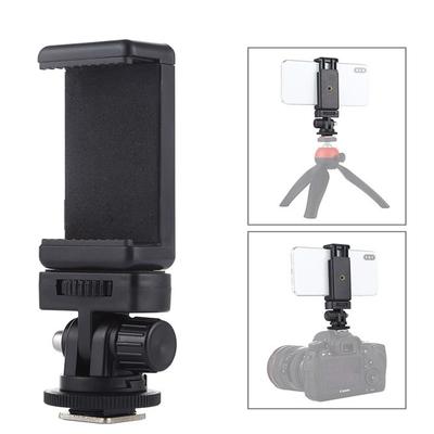 Uchwyt Statywu do Telefonu do iPhone'a Aparatu Gorąca Stopka Uchwyt do Telefonu Zimna Stopka Uchwyt do Telefonu Kompatybilny z Sony Canon DSLR Nikon