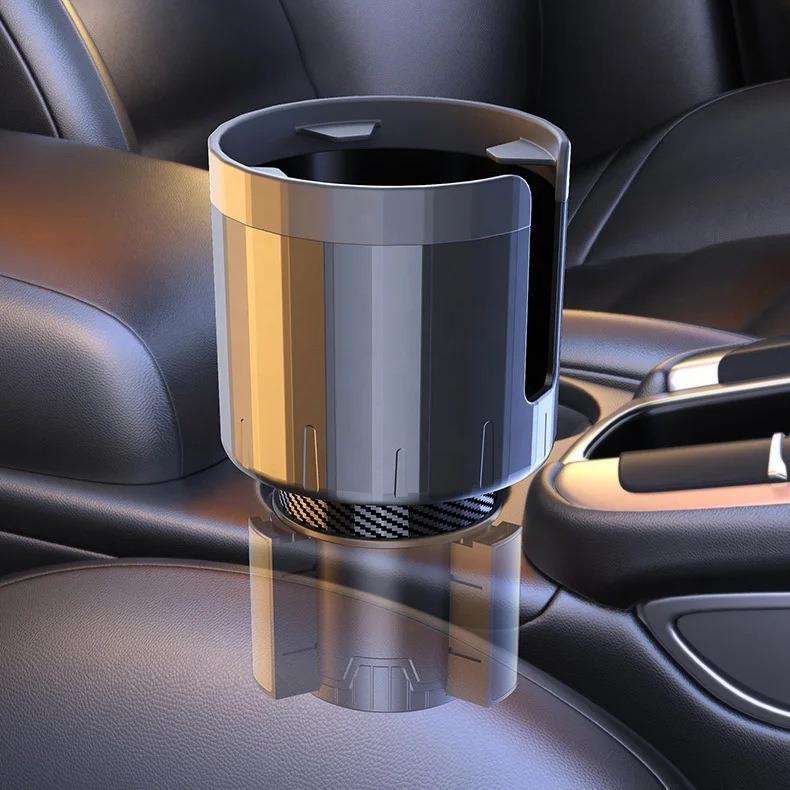 Car Cup Holder Expander: Large Diameter Beverage and Thermos Holder