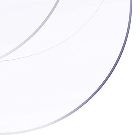 Praktische Runde Scheibe Rand Kuchen Antihaft Transparentes Acryl Kuchenunterlage für Kuchen