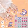 Children'S Nail Stickers Cartoon Unicorn Strawberry Butterfly Nail Stickers Diy Waterproof Detachable Nail Decoration Stickers