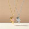 Koala Ice Cream Charm Necklace Adjustable Length Copper Pendant For Her