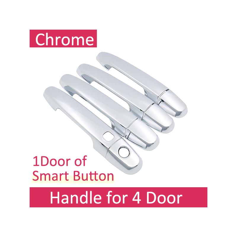 

Набор накладок с хромированными ручками для Toyota Yaris Vitz XP90 2006 ~ 2011, автоаксессуары, наклейки для стайлинга автомобилей 2007 2008 2009 1 Keyhole 1 Smart