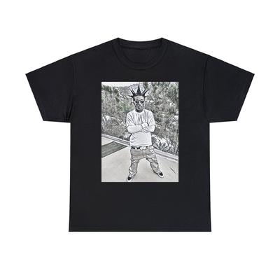 Lil Uzi Vert Grafiskt Tryck Kortärmad Rundhalsad Unisex Tung Bomulls T-shirt