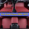 Auto Voet Pads Voor Ford Fiesta 2009-2017 Auto-interieur Accessoires Beschermende Pad Custom Auto Vloermatten Auto Tapijt cover