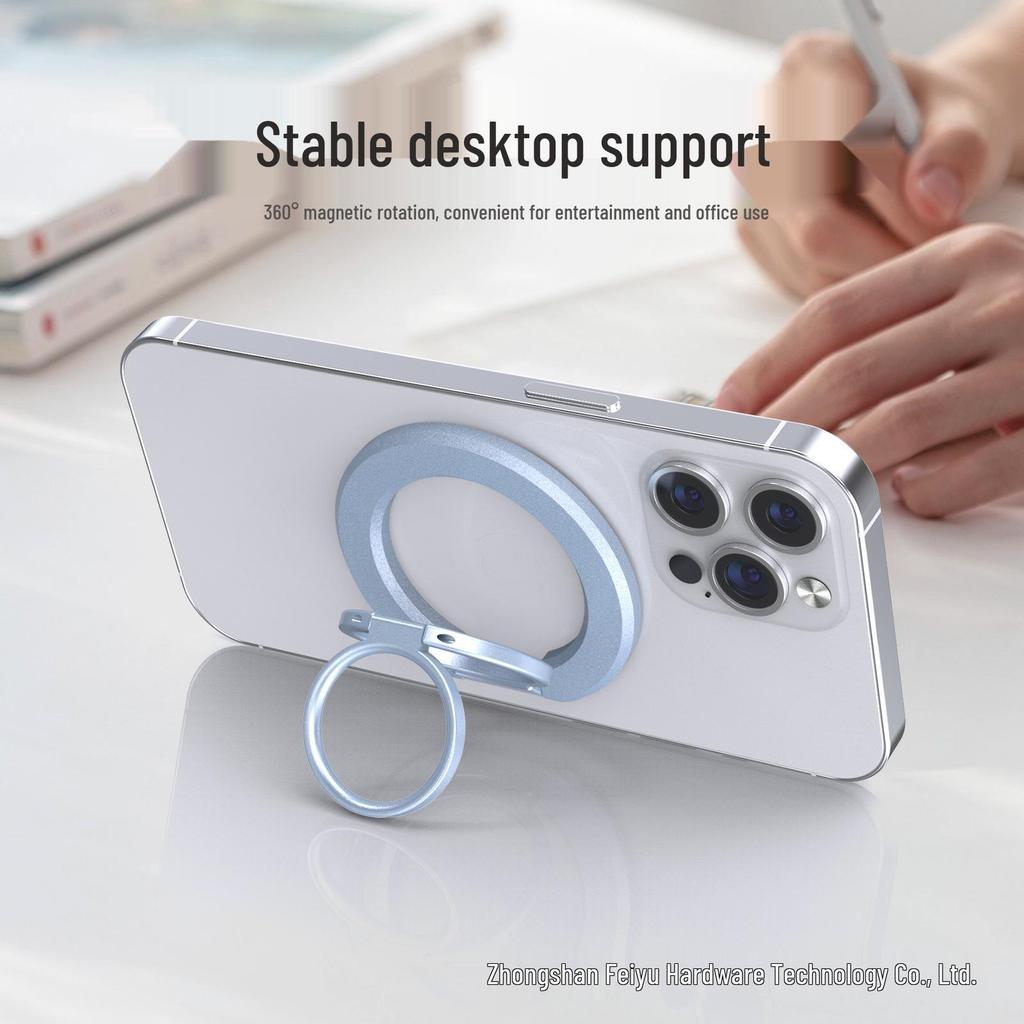 Dual-Sided MagSafe Magnetic Phone Stand with Ultra-Thin, Strong Magnet and 360° Rotation