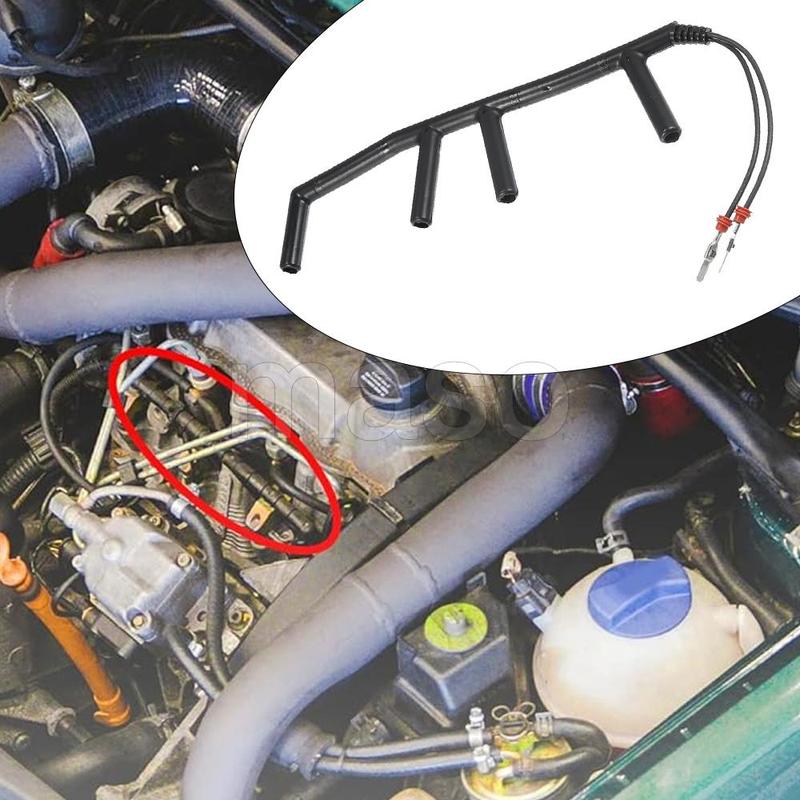 

Жгут проводов свечей накаливания для Volkswagen Beetle Golf Jetta Passat 1.9L L4 1996 1997 1998 1999 2000 2001-2003 028971766 904-091