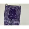 Used UNUSED bandana all-over print easy pants, slacks, rayon, silk
