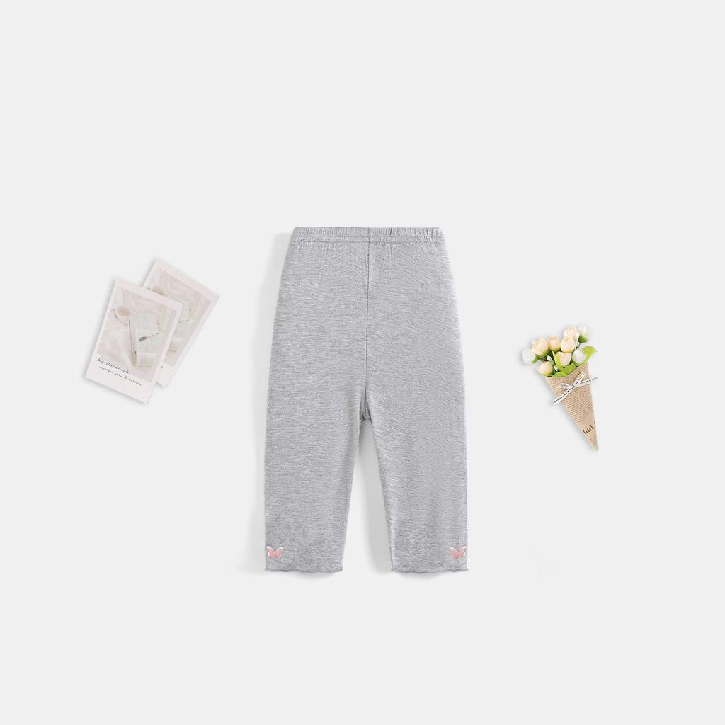 Girls' Lightweight Ice Silk Summer Shorts, Five-point Base Layer for Small & Medium Children