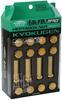 KYO-EI (Kyoei Industry) KYOKUGEN Closed End Hexagonal Nut, 50mm, M12 X P1.25, Gold, Pack of 20, HPF3A5