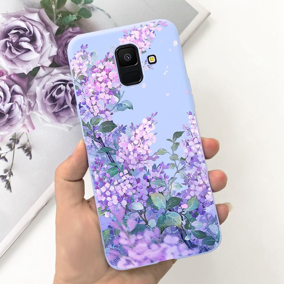 For Samsung Galaxy A6 2018 Case SM-A600F Cute Fashion Painted Cover Soft TPU Phone Case For Samsung A6 Plus A6+ 2018 A605F Shell