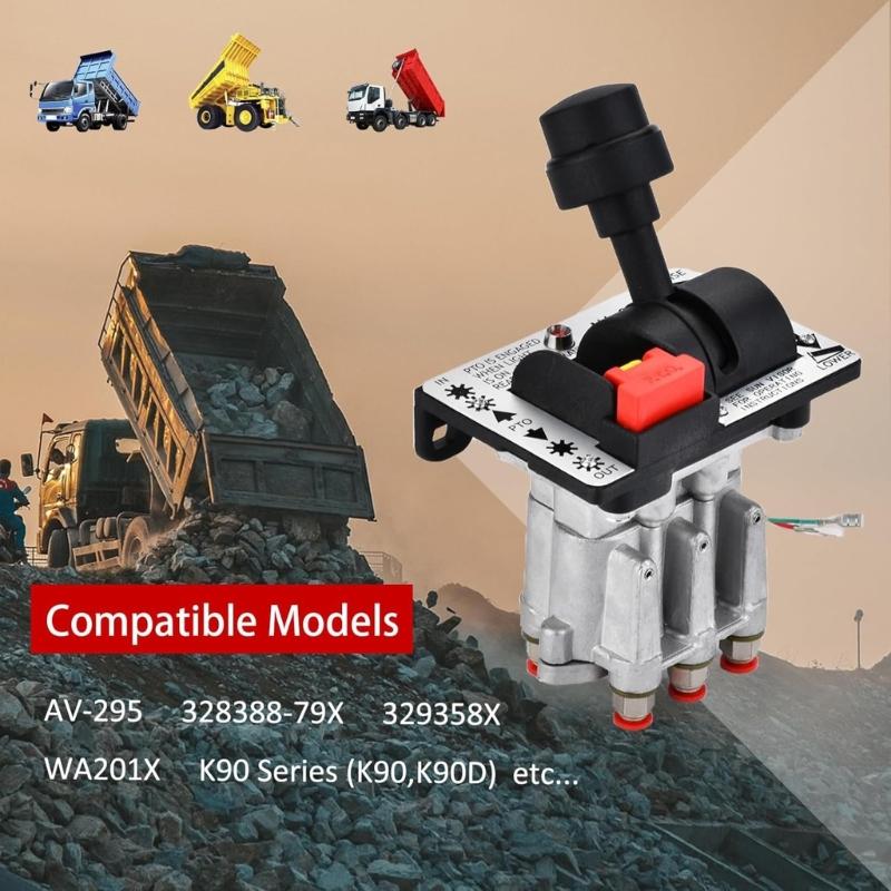 Cab Mounted Hydraulic Control Valves AV295 Lift Stop Lower Function Dump Truck Engineering Vehicle