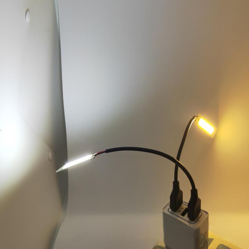 DC 5V USB LED Lichtquelle 2W COB Streifenleiste Glühbirne 60X15mm Warm Kaltweiß 3000K 6500K Für DIY Arbeitslampe