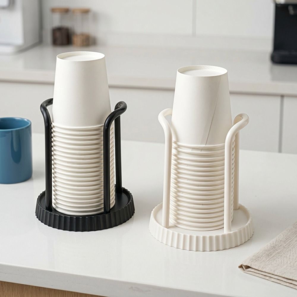 Multifunctional Paper Cup Holder Household Disposables Cups Picker No-drill Cup Storage Rack  Party